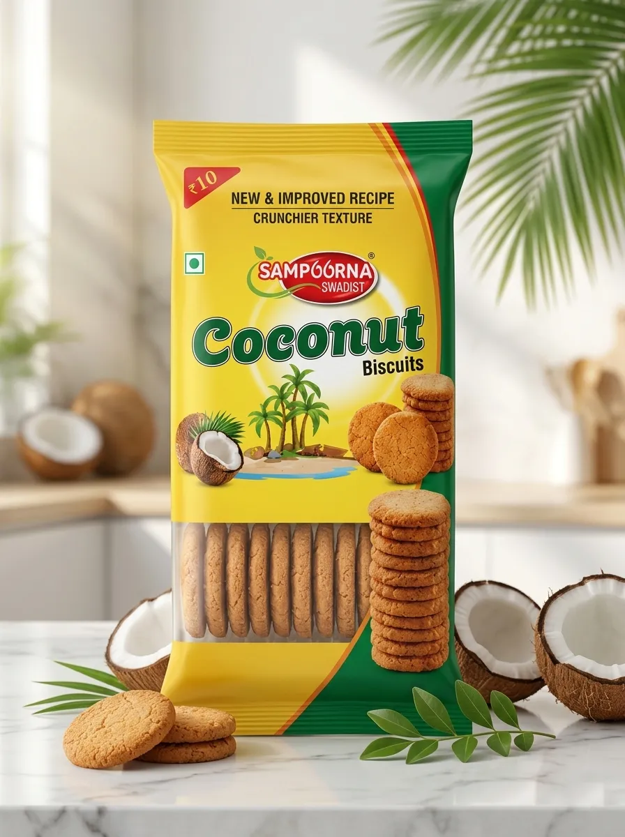 Sampoorna Swadist Coconut Biscuits